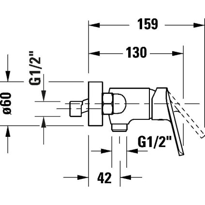 Смеситель Duravit No.1 N14230000010