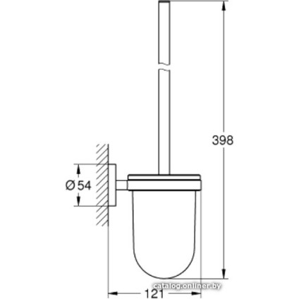 Ершик для унитаза Grohe Essentials 40374001 (хром)