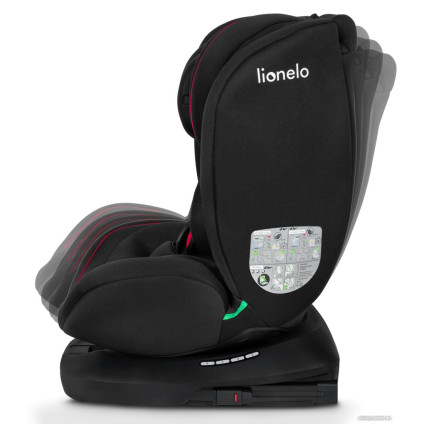 Детское автокресло Lionelo Bastiaan i-Size (черный/красный)
