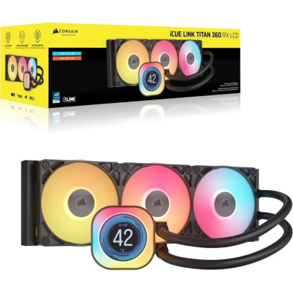 Система жидкостного охлаждения для процессора Corsair iCUE LINK TITAN 360 RX LCD CW-9061023-WW
