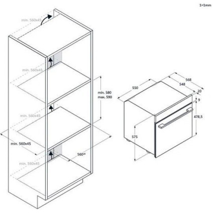 Электрический духовой шкаф Haier H6 ID2P5B3YTB