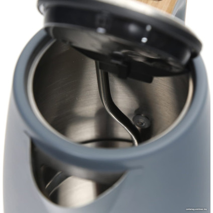 Электрический чайник Platinet Velvet Wooden (синий)