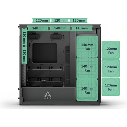 Корпус Arctic Xtender ACPCC00018A