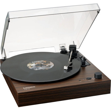 Виниловый проигрыватель Lenco LS-15 (коричневый)