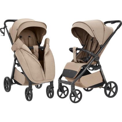 Коляска прогулочная «книга» Carrello Bravo Carbon CRL-5530 (Frost Beige)