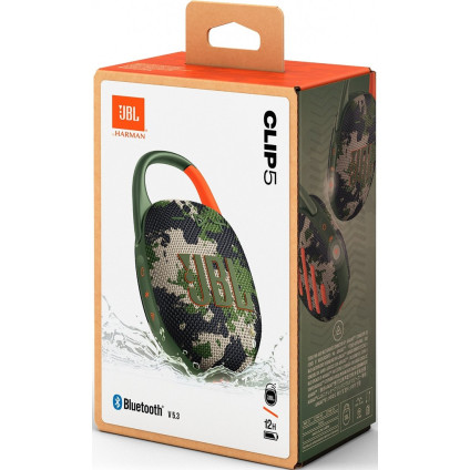 Беспроводная колонка JBL Clip 5 (камуфляж)