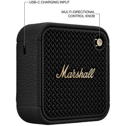 Беспроводная колонка Marshall Willen II (черный/латунь)