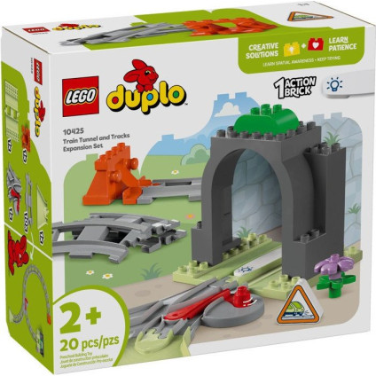 Конструктор LEGO Duplo Железнодорожный туннель и пути 10425