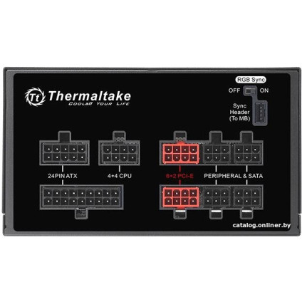 Блок питания Thermaltake Toughpower Grand RGB 650W Gold (RGB Sync Edition)