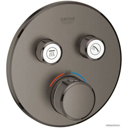 Смеситель без скрытого механизма Grohe Grohtherm SmartControl 29119AL0 (темный графит, матовый)