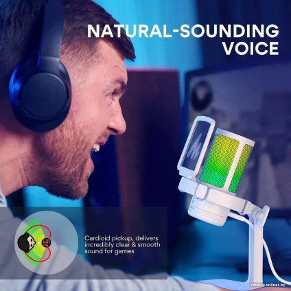 Проводной микрофон Maono DGM20 (белый)