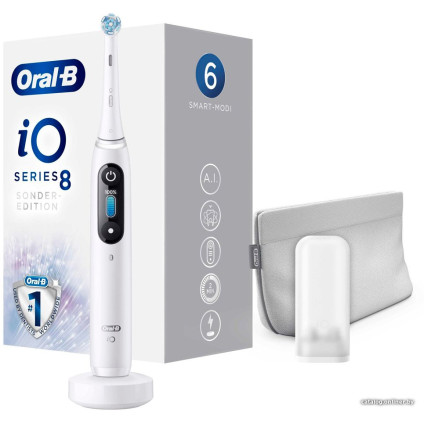 Электрическая зубная щетка Oral-B iO 8 White Alabaster Sonder Edition