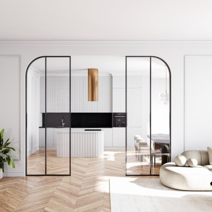 Кухонная вытяжка Globalo Calmio Isola 39.1 (золотой)