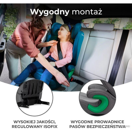 Детское автокресло KinderKraft Junior Fix I-size (светло-серый)