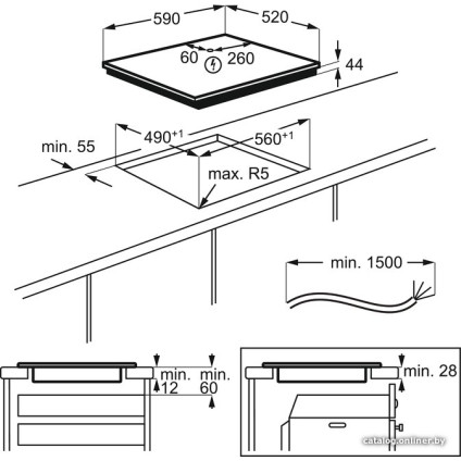 Варочная панель Electrolux LIR60430BW
