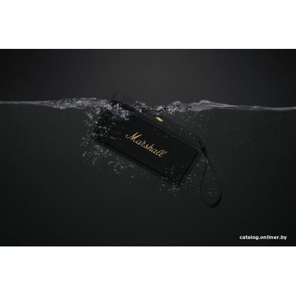 Беспроводная колонка Marshall Middleton (черный/латунь)