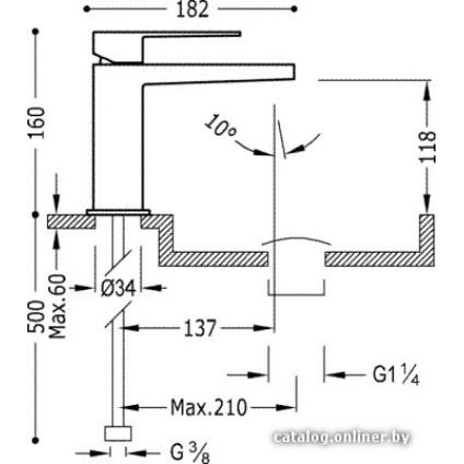 Смеситель Tres 20210301