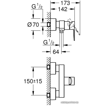 Смеситель Grohe Lineare 33865001