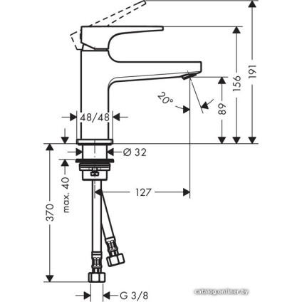 Смеситель Hansgrohe Metropol 32500700 (белый матовый)