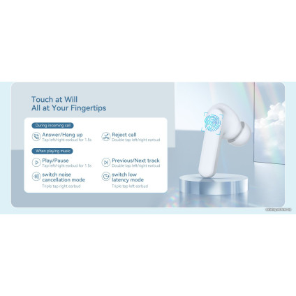 Наушники Haylou MoriPods ANC (белый)