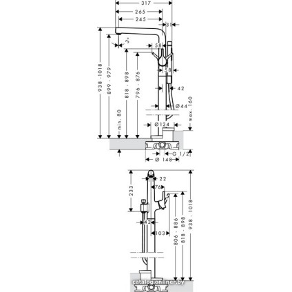 Смеситель Hansgrohe Talis S 72412000