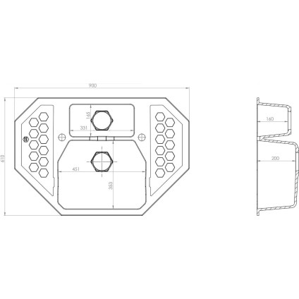 Кухонная мойка Alveus SENSUAL 60 4306002