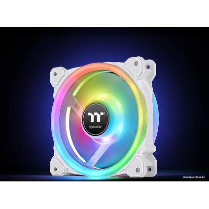 Комплект вентиляторов для корпуса с контроллером Thermaltake SWAFAN 12 RGB Radiator Fan TT Premium Edition White CL-F145-PL12SW-A