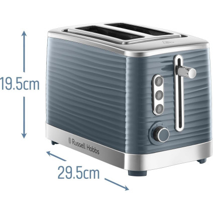 Тостер Russell Hobbs Inspire Grey 2 Slice 24373-56