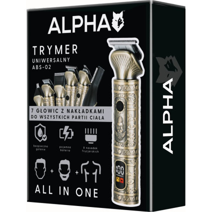 Триммер для бороды и усов Alpha ABS-02