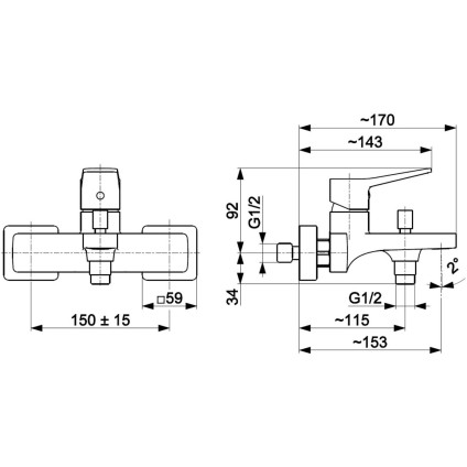 Смеситель KFA Malaga 452401061