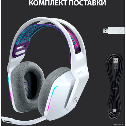 Наушники Logitech G733 Lightspeed Wireless (белый)