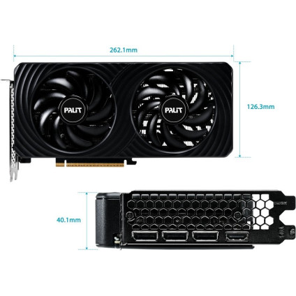 Видеокарта Palit GeForce RTX 5060 Dual NE75060019P1-GB2063D