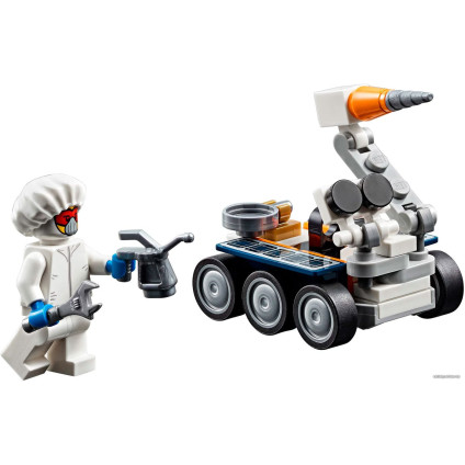 Конструктор LEGO City 60229 Площадка для сборки и транспорт для перевозки ракеты