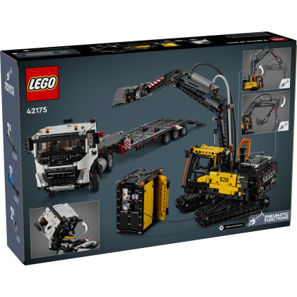 Конструктор LEGO Technic Грузовик Volvo FMX и электрический экскаватор EC230 42175