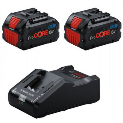 Аккумулятор с зарядным устройством Bosch 1600A02T5P (18В/2x8 Ah + 18В)