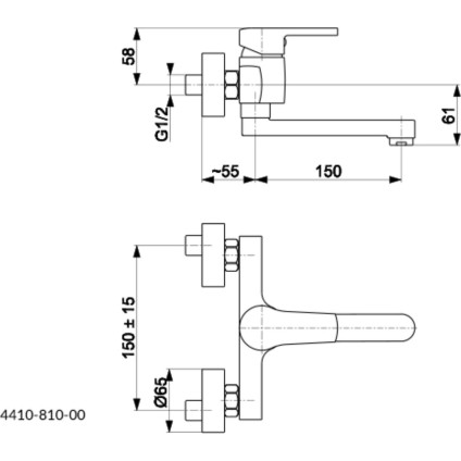Смеситель KFA Selen 441081000