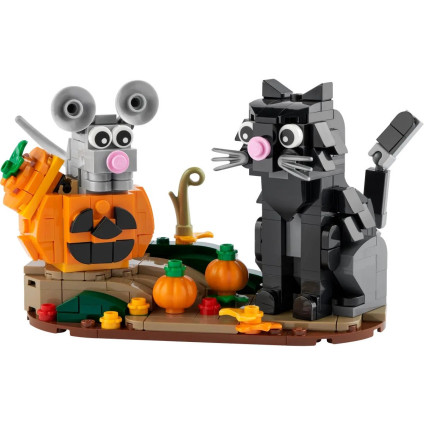 Конструктор LEGO 40570 Кошка и мышь на Хэллоуин