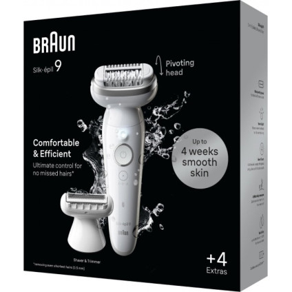 Эпилятор Braun Silk-epil 9 9-041 (серебристый)
