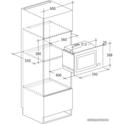 Микроволновая печь Hoover HMGV28GDFW