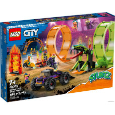 Конструктор LEGO City 60339 Трюковая арена Двойная петля