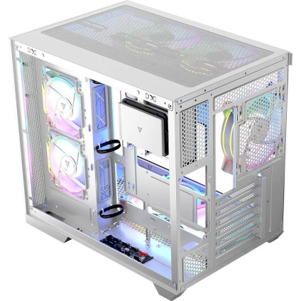 Корпус MODECOM Volcano Panorama Apex ARGB 5F Midi (белый)