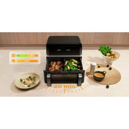 Аэрогриль (аэрофритюрница) Mova AeroChef FD20 Pro (черный)