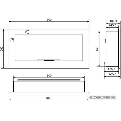 Биокамин Infire Inside 900