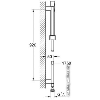 Душевой гарнитур  Grohe Euphoria Cube Stick (27700 000)