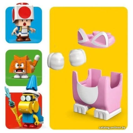 Конструктор LEGO Super Mario 71407 Наряд Пич-кошки и Ледяная башня