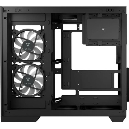 Корпус MODECOM Volcano Panorama Apex ARGB 3F Midi (темно-серый)