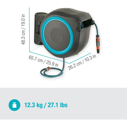 Катушка со шлангом Gardena Катушка со шлангом автоматическая RollUp 18625-20 (13 мм, 30 м)