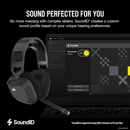 Наушники Corsair HS80 Max (темно-серый)