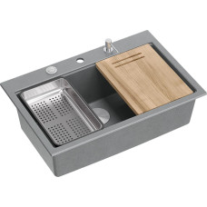 Кухонная мойка Quadron HQM7650U5BS