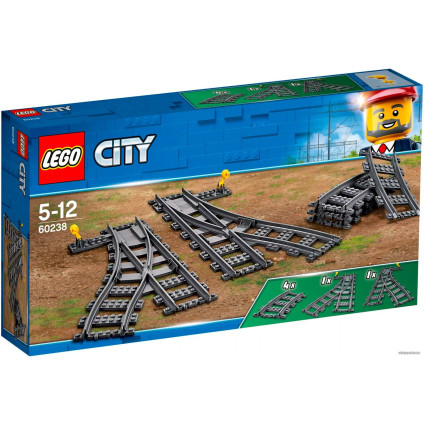 Конструктор LEGO City 60238 Железнодорожные стрелки
